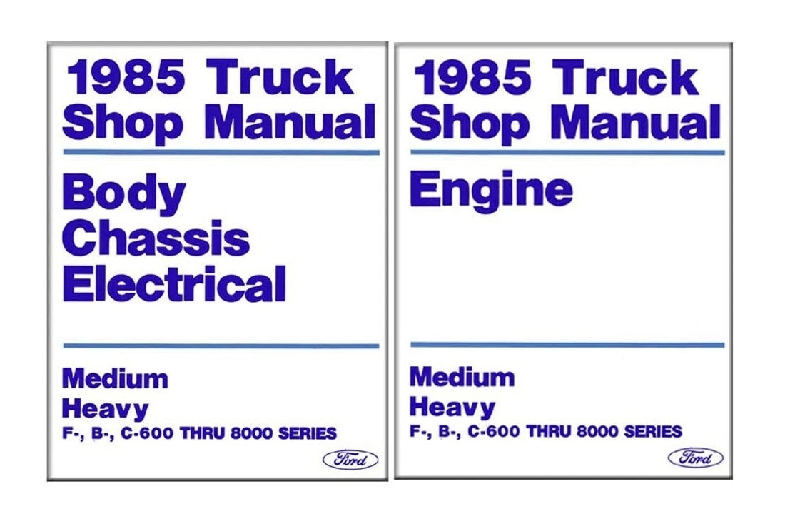 1985 Ford Medium/Heavy Duty Truck Engine & Drivetrain Shop Service Repair Manual