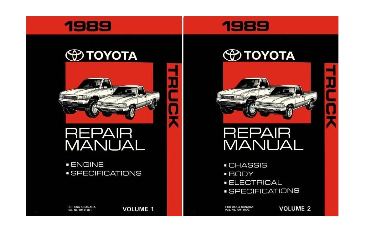 Toyota Truck 1989 Shop Service & Repair Manual