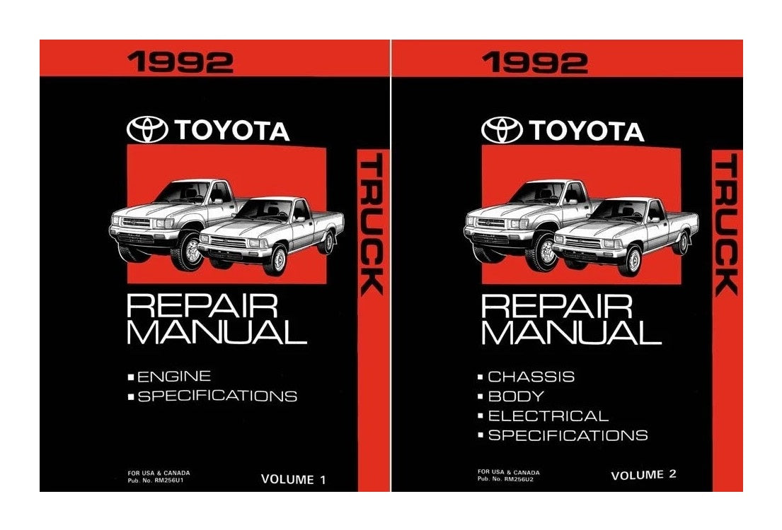 1992 Toyota Truck Shop Service Repair Manual
