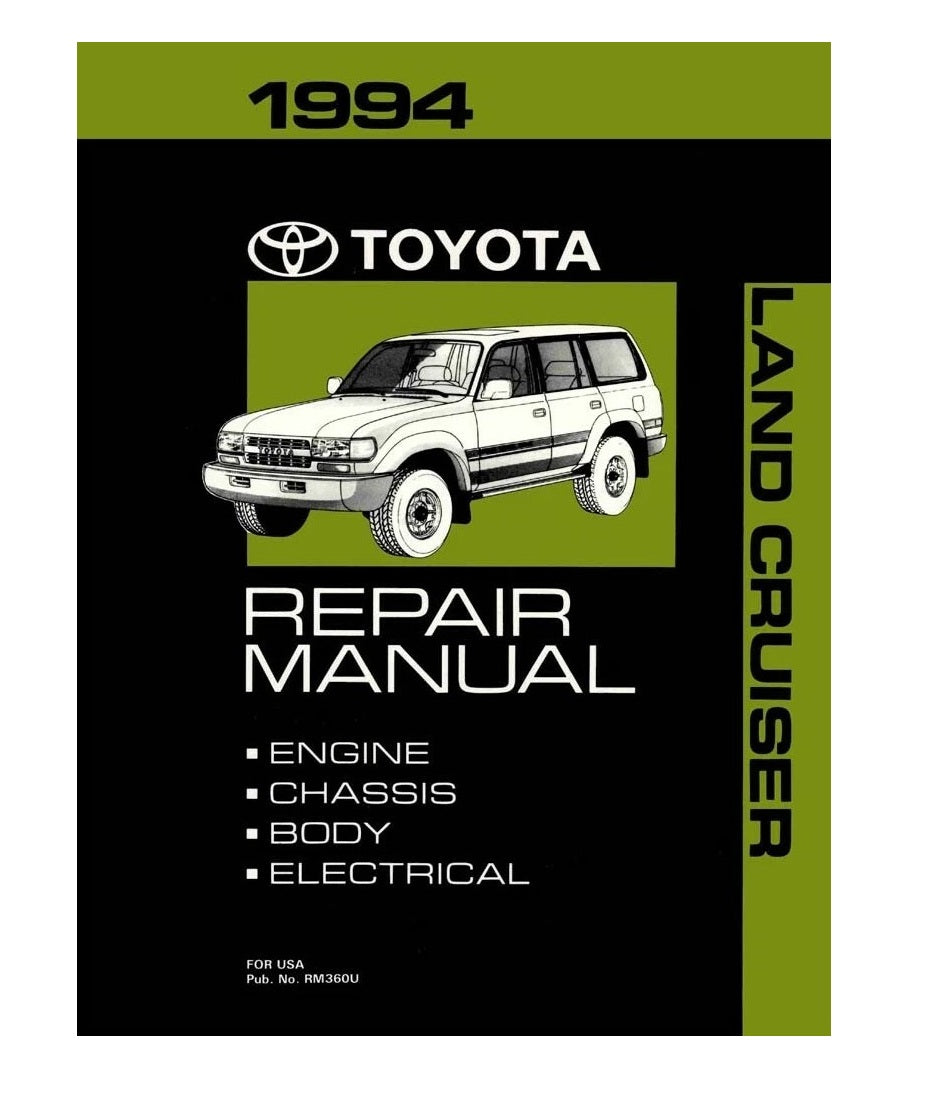 Toyota 1994 Land Cruiser Shop Repair Service Manual