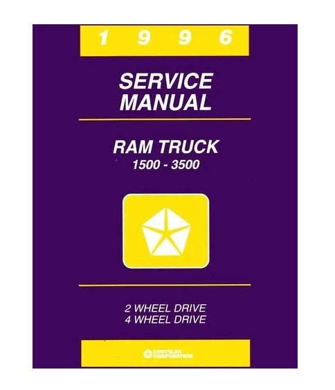 1996 Dodge Ram Truck Engine & Drivetrain Shop Service Repair Manual