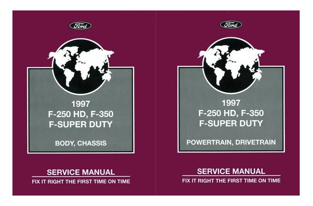 1997 Ford F-250 HD F-350 F-Super Duty Truck Shop Service Repair Manual