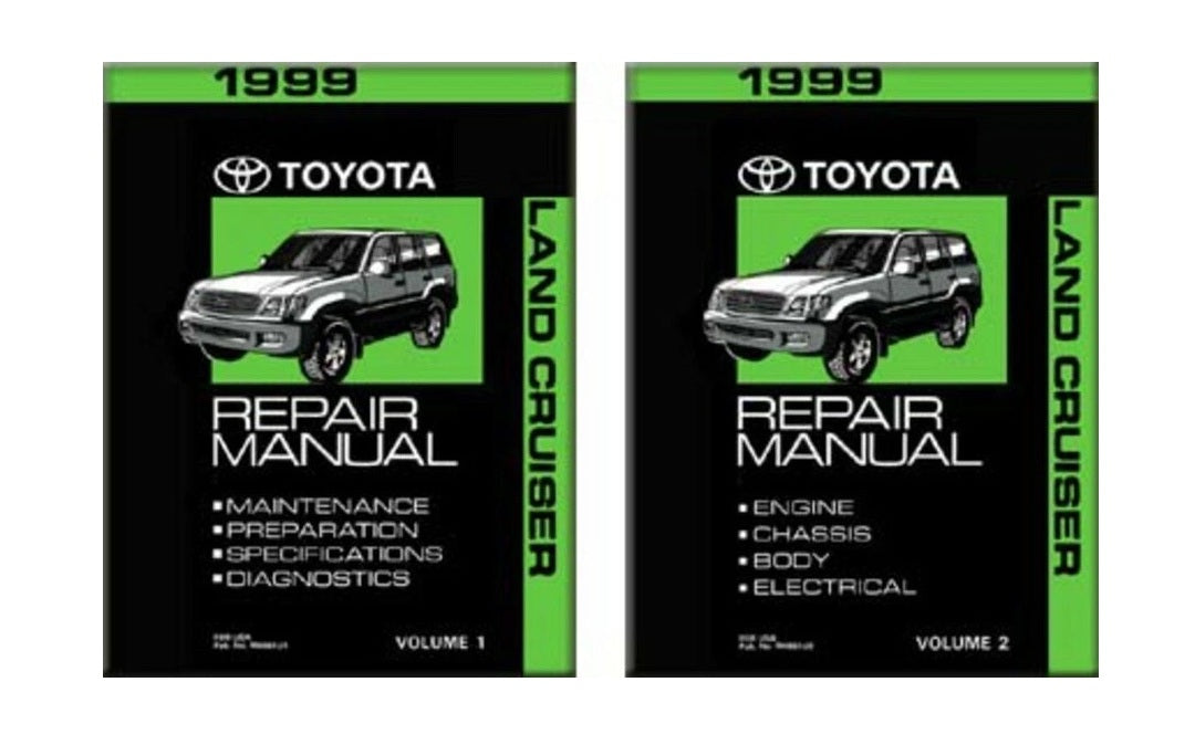 1999 Toyota Land Cruiser Engine & Drivetrain Shop Service Repair Manual