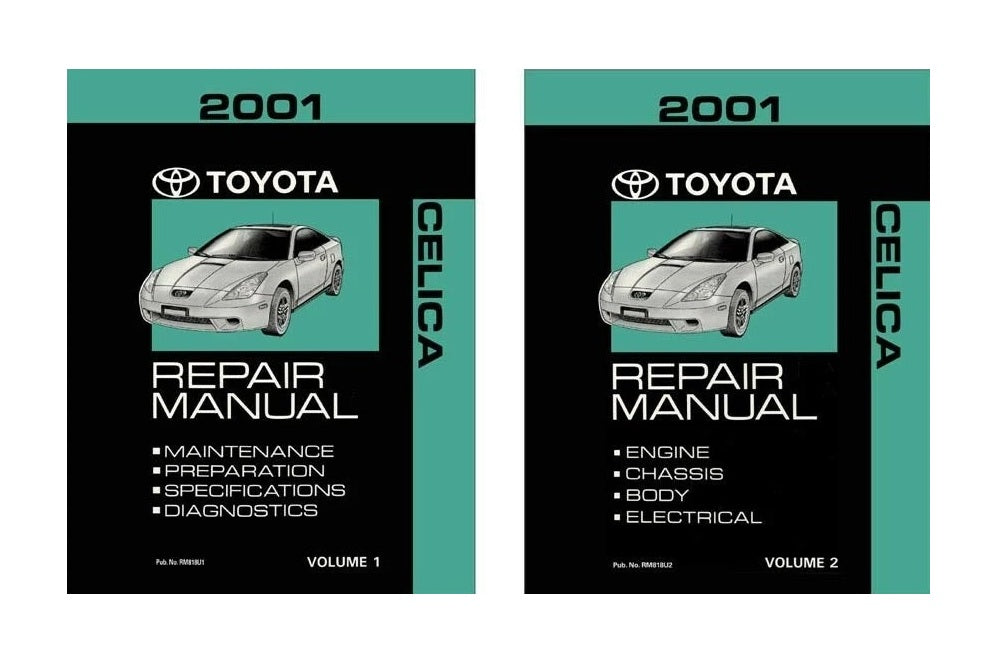2001 Toyota Celica Service Repair Shop Manual