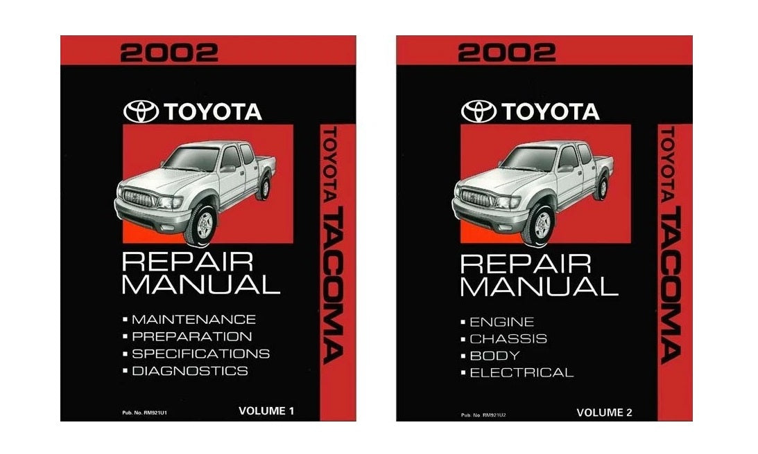 2002 Toyota Tacoma Shop Service Repair Manual – Engine and Drivetrain