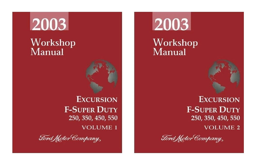 2003 Ford Super Duty & Excursion Trucks F-250–F-550 Service Repair Manual – Engine & Drivetrain