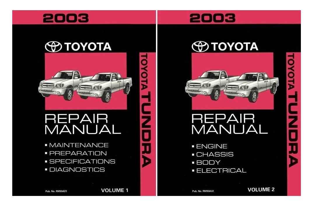 2003 Toyota Tundra Truck Service Repair Shop Manual