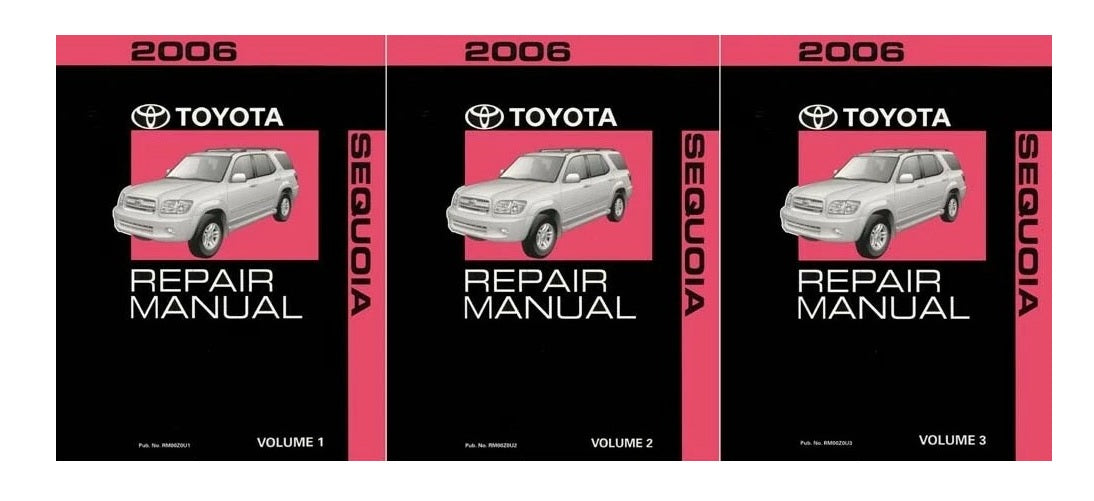 2006 Toyota Sequoia Complete Shop Service Repair Manual Set