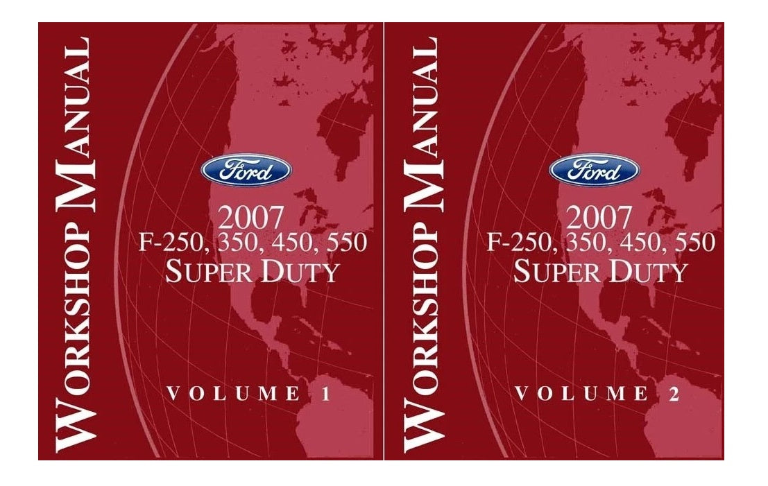 2007 Ford Super Duty Trucks F-250–F-550 Shop Service Repair Manual